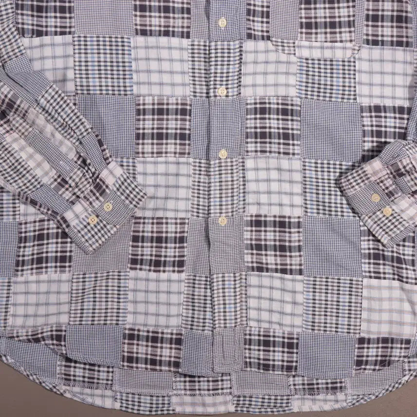 [BUNJANG] Brooks Brothers Patchwork Shirt C190 / 브룩스 브라더스 패치워크 셔츠 C190