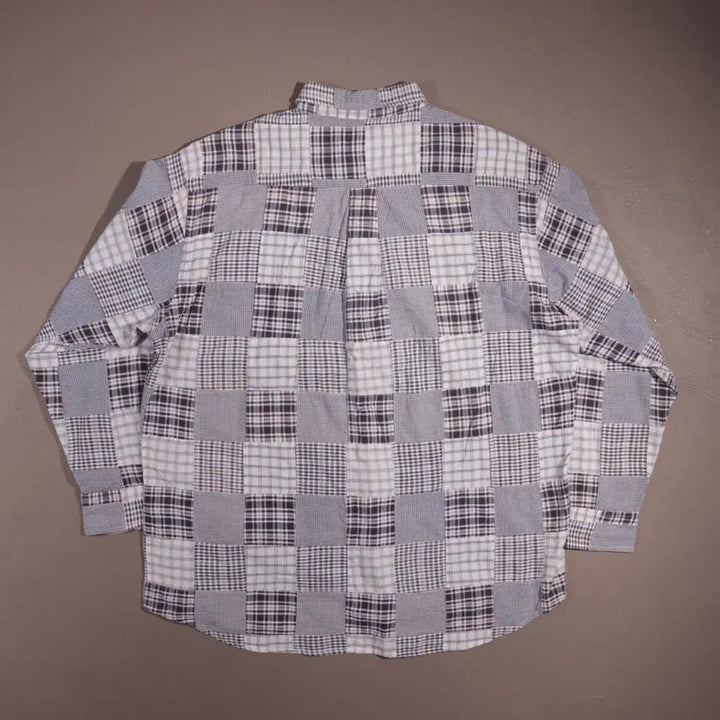 [BUNJANG] Brooks Brothers Patchwork Shirt C190 / 브룩스 브라더스 패치워크 셔츠 C190