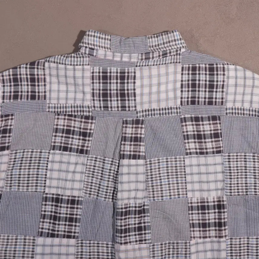 [BUNJANG] Brooks Brothers Patchwork Shirt C190 / 브룩스 브라더스 패치워크 셔츠 C190