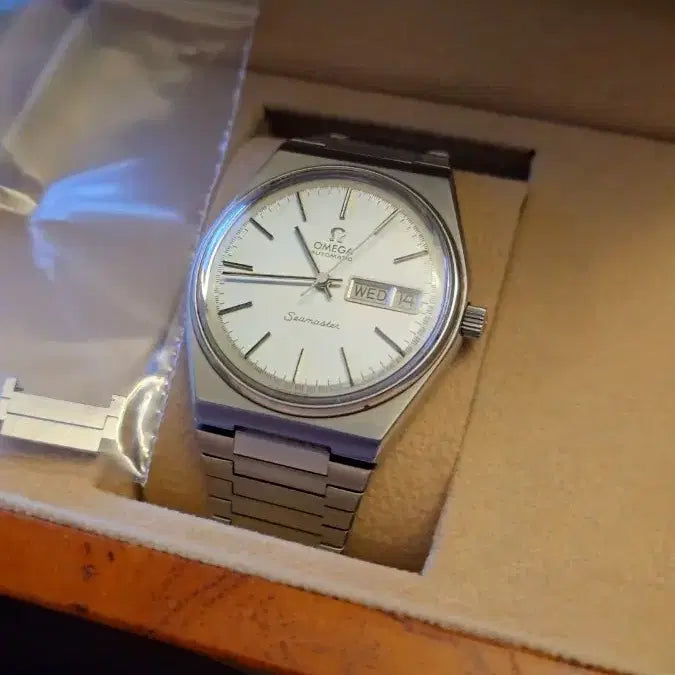 [BUNJANG] OMEGA Seamaster Day-Date Automatic Watch / 오메가 뻐뻐시 씨마스터 데이데이트 오토매틱 시계