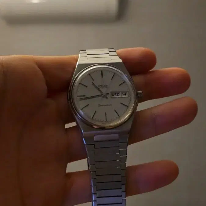 [BUNJANG] OMEGA Seamaster Day-Date Automatic Watch / 오메가 뻐뻐시 씨마스터 데이데이트 오토매틱 시계