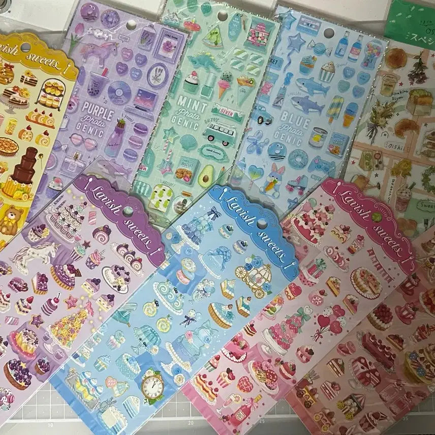 [BUNJANG] Mind Wave Sticker Set / 마인드웨이브 네온 마스킹 씰 스티커 등 모챠모챠 페이지 업 스티커 양도