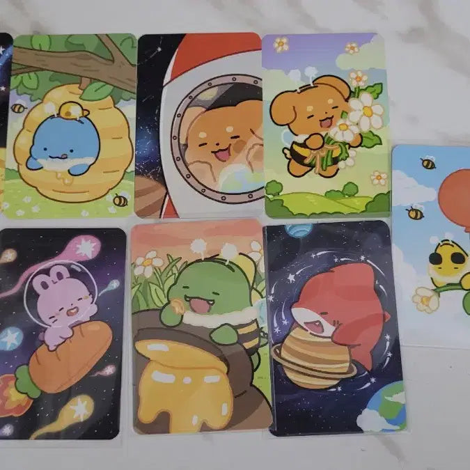 [BUNJANG] Pixel Lee Squad Sticker Bundle Set / 잠뜰 픽셀리 라더 덕개 각별 공룡 수현 띠부씰 픽셀리 과자포카 스티커