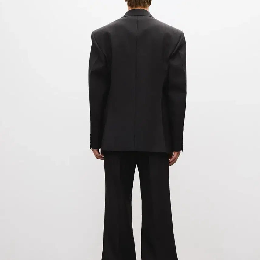 [BUNJANG] RECTO Structure Wool Tailored Suit Jacket Set Vintage Navy / [L] 렉토 스트럭처 울 테일러드 수트 자켓 셋업 빈티지 네이비