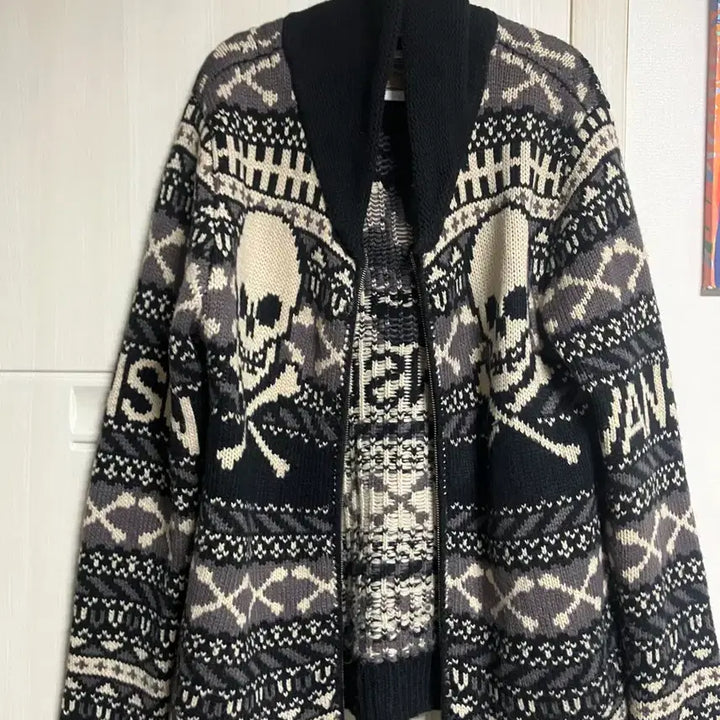 [BUNJANG] Benson Leather Cowichan Sweater / 밴슨레더 코위찬