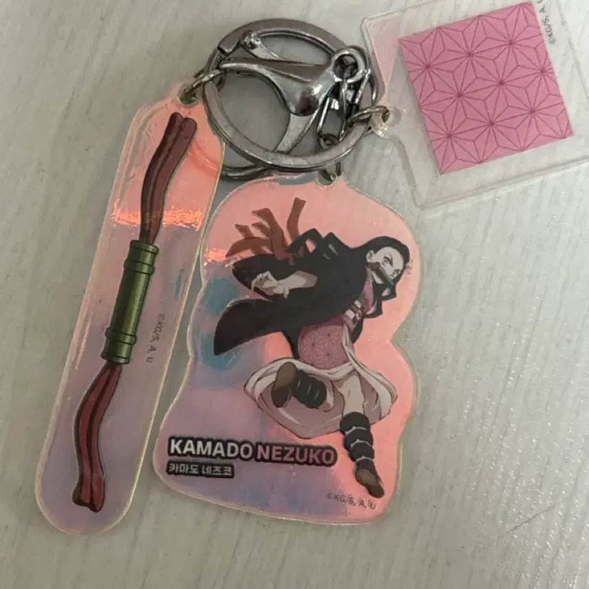 [BUNJANG] Demon Slayer Nezuko Acrylic Keyring / 귀멸의 칼날 카마도 네즈코 아크릴 키링