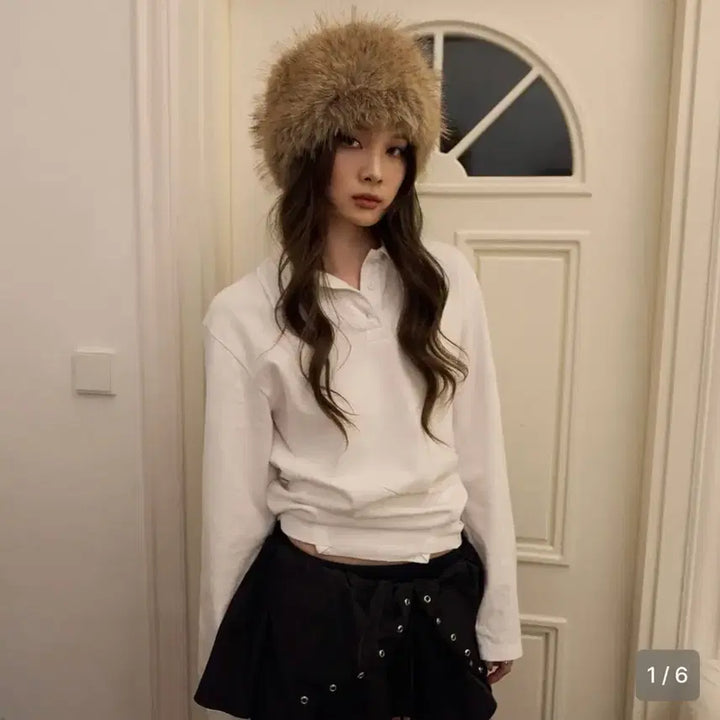 [SOLD OUT] LCDC 카라 저지 탑 화이트