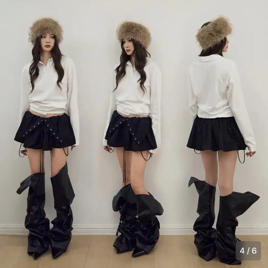 [SOLD OUT] LCDC 카라 저지 탑 화이트