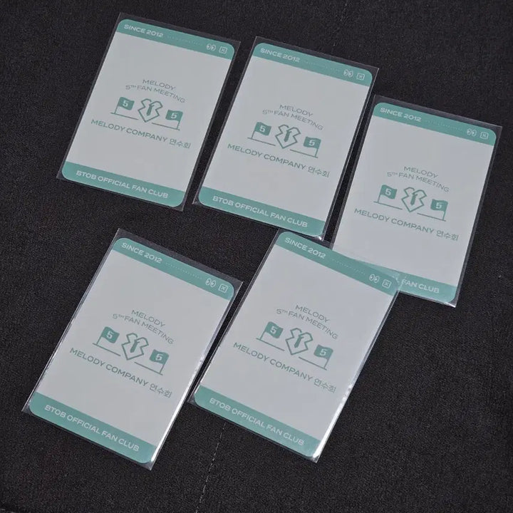[BUNJANG] BTOB 5th Fan Meeting MD Yook Sung Jae Trading Card Set / 비투비 5기팬미팅 MD 육성재 트레카 포카 5장 세트