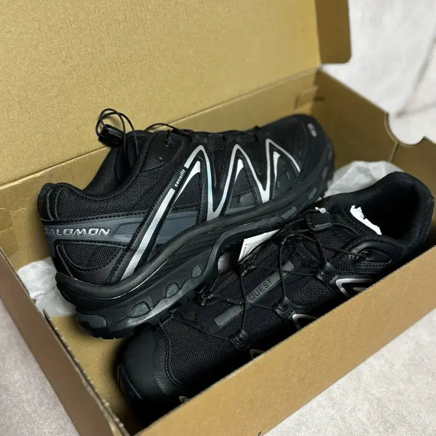 [BUNJANG] Salomon XT-Quest Black Silver Hiking Shoes / (새상품) 살로몬 XT-퀘스트 블랙실버 L49171500