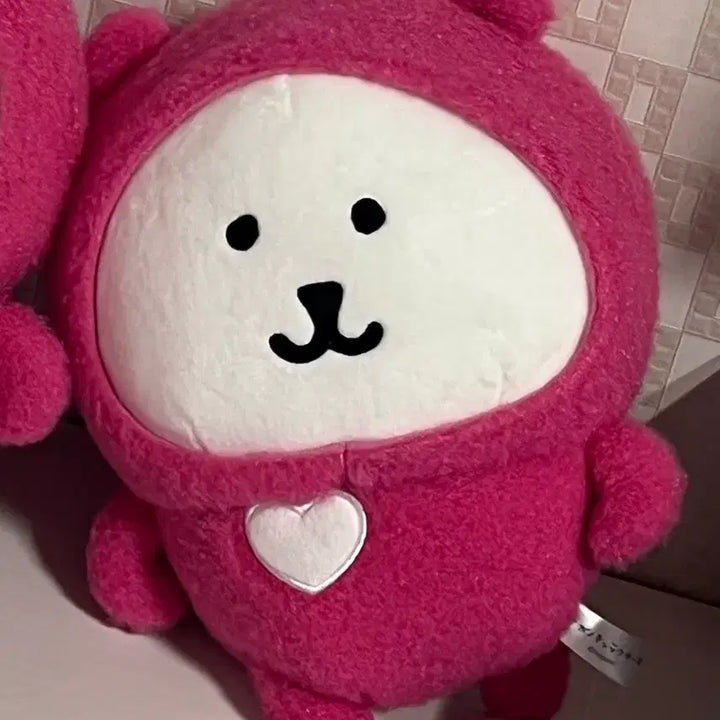 [BUNJANG] Naganoh Series Heart Nongdamgom Plush / 신상 나가노 시리즈 하트 농담곰