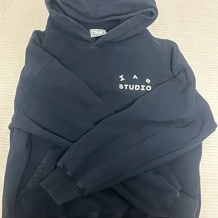 [BUNJANG] IAB Studio Hoodie Navy M / iab 스튜디오 후드티 네이비 m