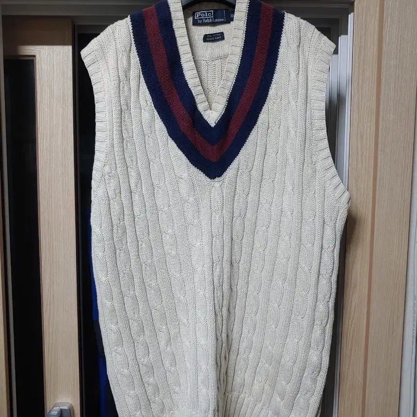 [BUNJANG] Polo Ralph Lauren Cricket Cable Vest / 폴로 랄프로렌 크리켓 케이블 베스트