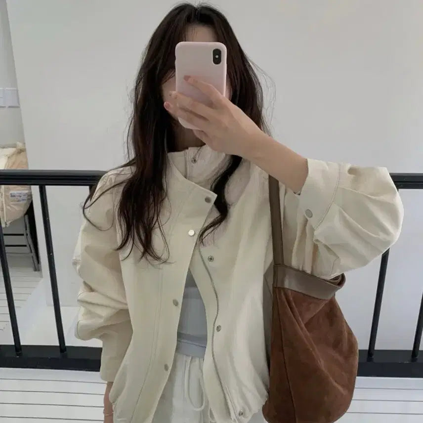 [BUNJANG] Pretty Young Thing Cotton Blouson Jacket / (가격내림없음/새상품)프리티영띵 니즈 코튼 야상 자켓 블루종