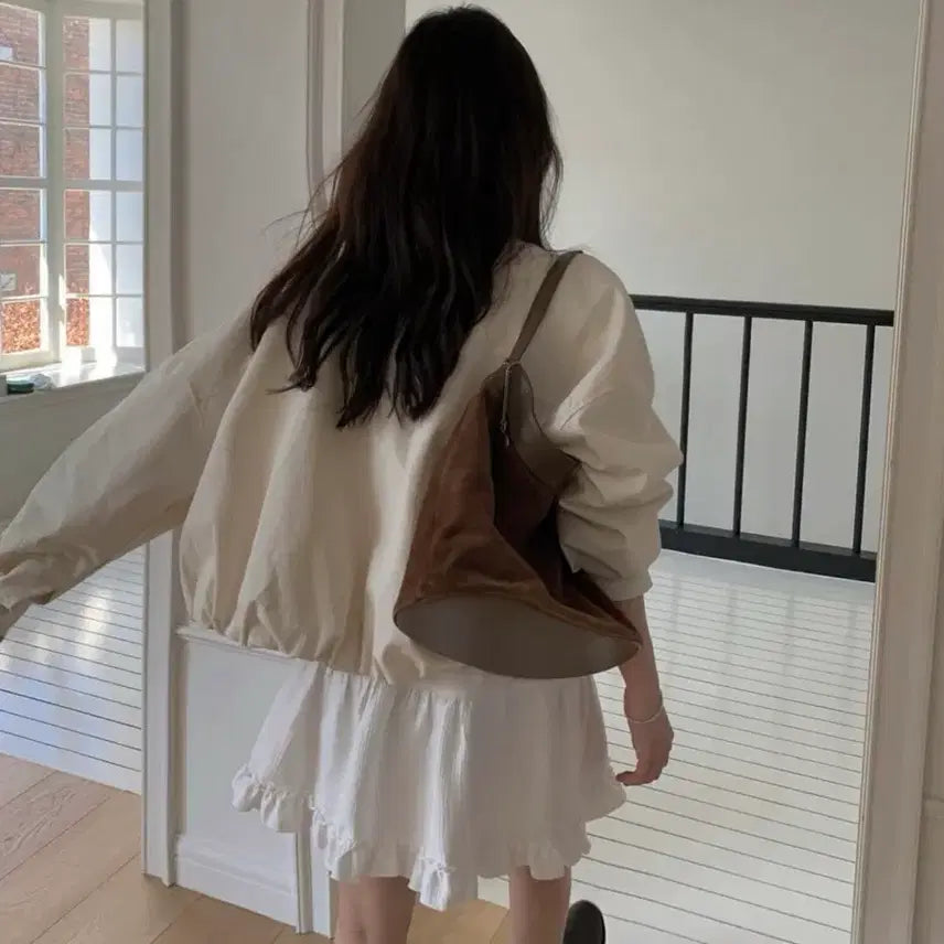 [BUNJANG] Pretty Young Thing Cotton Blouson Jacket / (가격내림없음/새상품)프리티영띵 니즈 코튼 야상 자켓 블루종