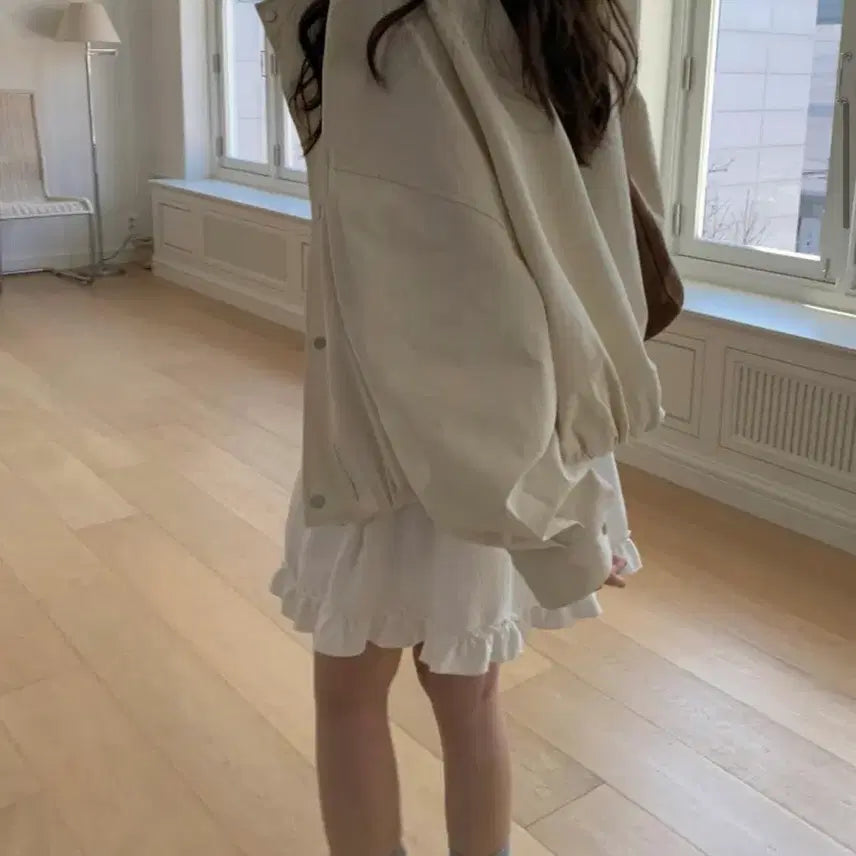 [BUNJANG] Pretty Young Thing Cotton Blouson Jacket / (가격내림없음/새상품)프리티영띵 니즈 코튼 야상 자켓 블루종