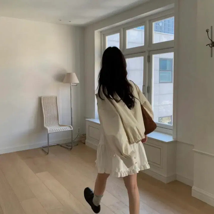 [BUNJANG] Pretty Young Thing Cotton Blouson Jacket / (가격내림없음/새상품)프리티영띵 니즈 코튼 야상 자켓 블루종