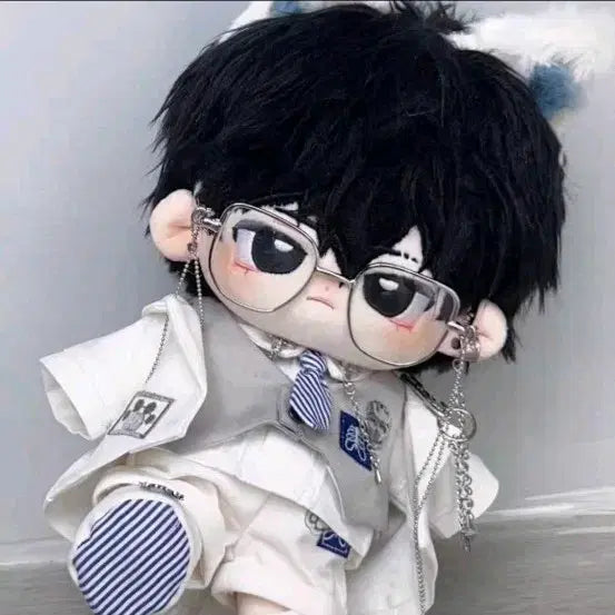 [BUNJANG] 20cm Doll Outfit Set (Includes Glasses) / 20cm 솜인형 옷 풀세트(안경포함)