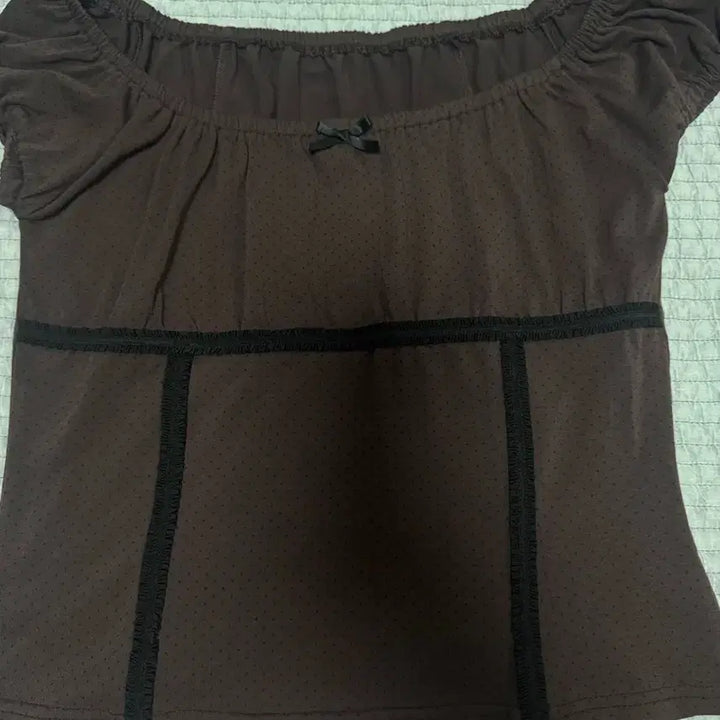 [BUNJANG] Running High Polka Dot Slim Fit Short Sleeve Top / 러닝하이 폴카 닷 슬림핏 반팔(새상품)