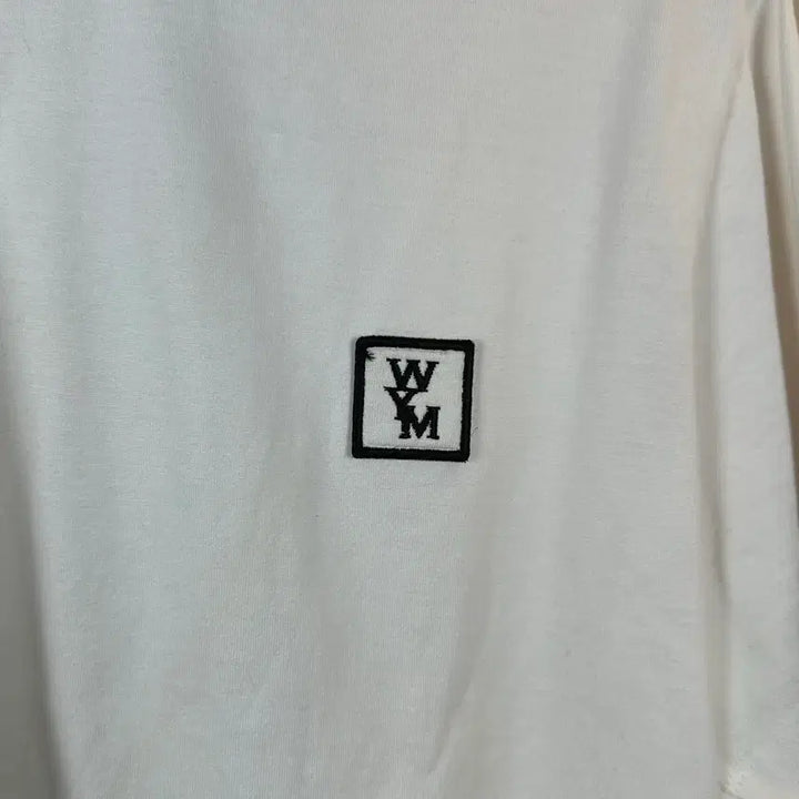 [BUNJANG] Wooyoungmi Cotton Back Logo T-Shirt / (46) 우영미 코튼 백로고 티셔츠 반팔