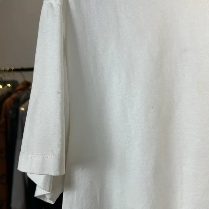 [BUNJANG] Wooyoungmi Cotton Back Logo T-Shirt / (46) 우영미 코튼 백로고 티셔츠 반팔