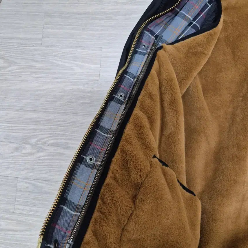 [BUNJANG] Barbour Compatible Reversible Quilted Fur Liner Jacket / 바버 호환 양면 퀼팅 퍼 내피 L (38-40)