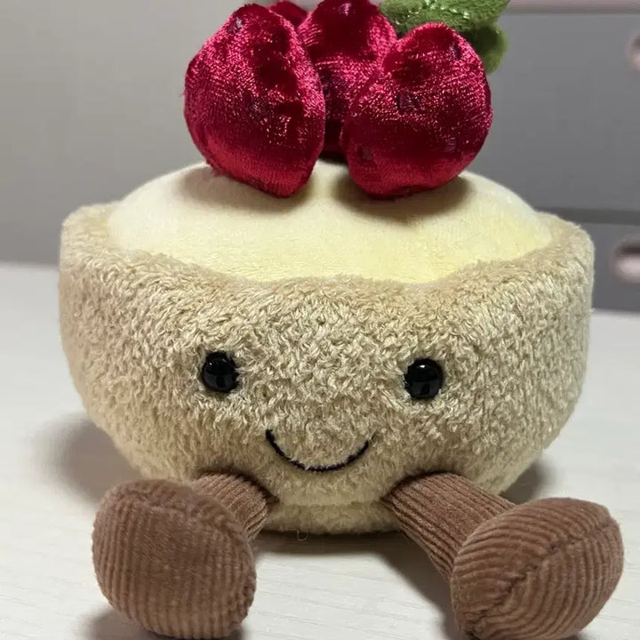 [BUNJANG] Jellycat Strawberry Pie Plushie / 파리 한정판 젤리캣 딸기파이