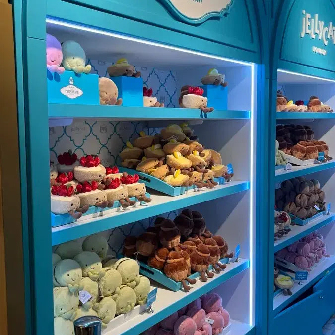 [BUNJANG] Jellycat Strawberry Pie Plushie / 파리 한정판 젤리캣 딸기파이