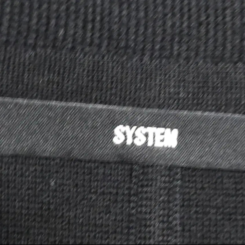 [BUNJANG] System Black Long Cardigan Zip-up / 시스템 블랙 롱 가디건 집업