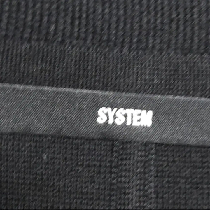 [BUNJANG] System Black Long Cardigan Zip-up / 시스템 블랙 롱 가디건 집업