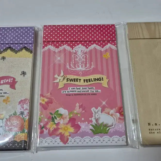 [BUNJANG] Barunson Natural Memo Notepad / 고전문구 바른손 네츄럴 메모수첩