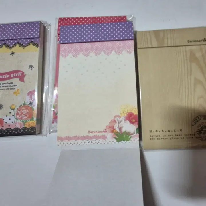 [BUNJANG] Barunson Natural Memo Notepad / 고전문구 바른손 네츄럴 메모수첩