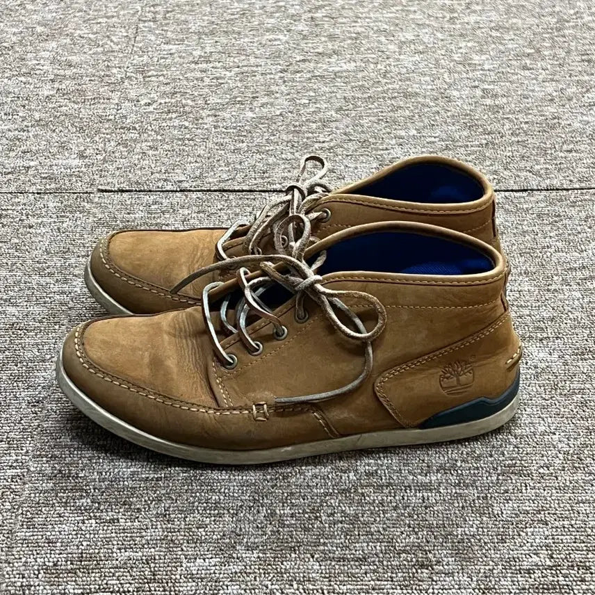 [BUNJANG] Timberland Chukka Leather Mid Boots / 팀버랜드 가죽 추카 미들 부츠 워커 7M