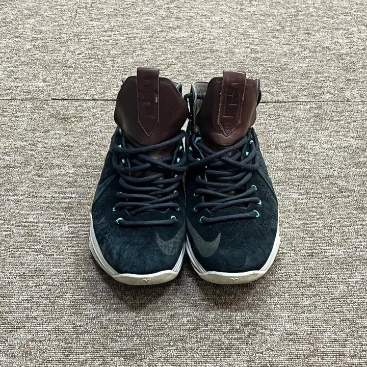 [BUNJANG] Nike LeBron 10 EXT Black Suede Basketball Shoes / 나이키 르브론 10 EXT 블랙 스웨이드 농구화 265