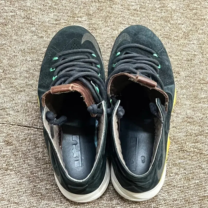 [BUNJANG] Nike LeBron 10 EXT Black Suede Basketball Shoes / 나이키 르브론 10 EXT 블랙 스웨이드 농구화 265