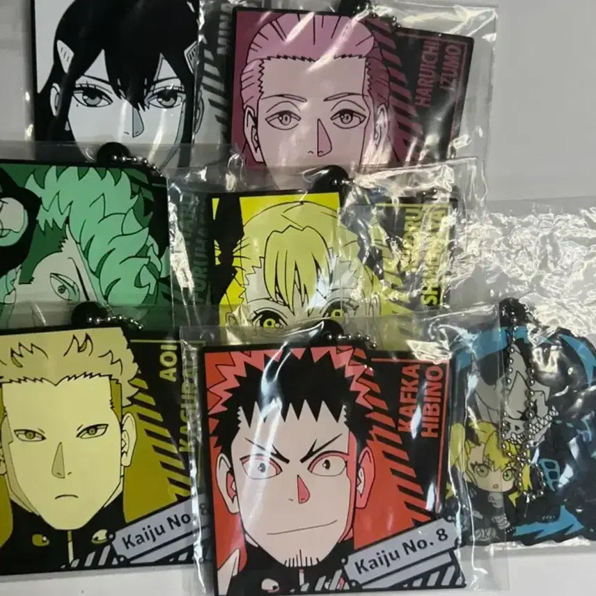 [BUNJANG] Kaiju No. 8 Rubber Keyring / (일괄) 괴수 8호 러버 키링