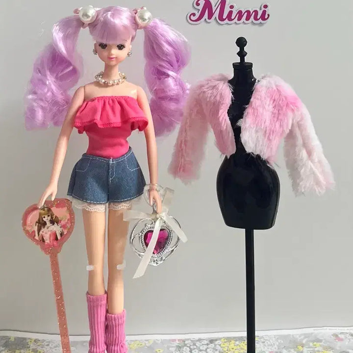 [BUNJANG] Custom Mimi Doll Violet Hair / [단종]바이올렛 펌 미미인형 커스텀