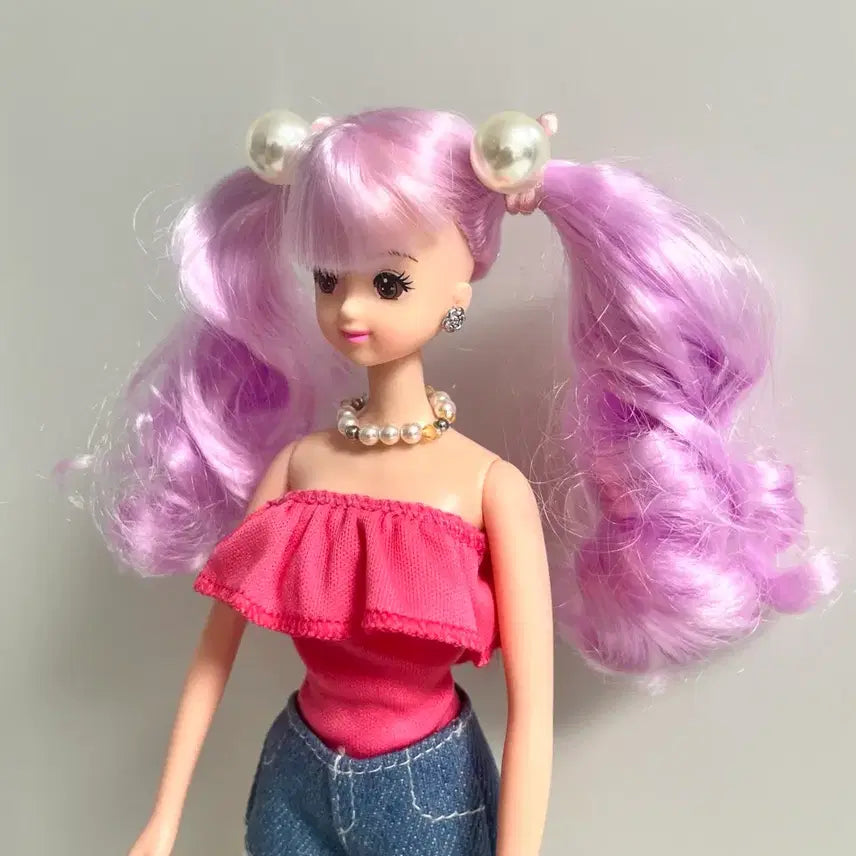 [BUNJANG] Custom Mimi Doll Violet Hair / [단종]바이올렛 펌 미미인형 커스텀