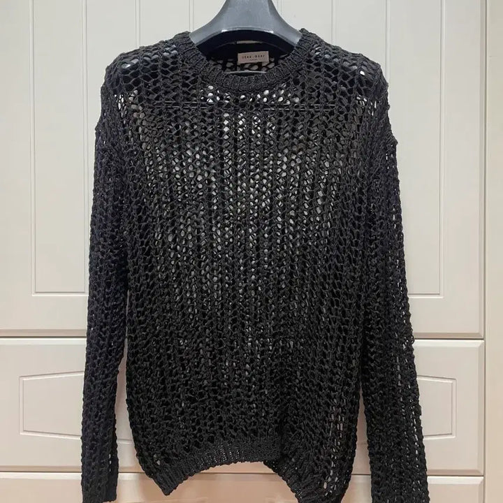 [BUNJANG] Layered Mesh Knit Top / 레이어드 망사 니트