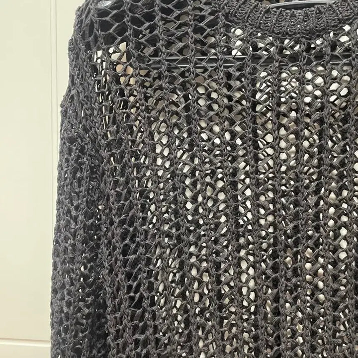 [BUNJANG] Layered Mesh Knit Top / 레이어드 망사 니트