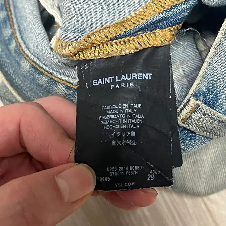 [BUNJANG] Saint Laurent G-Dragon 14SS Jeans / 지드래곤 생로랑 14ss