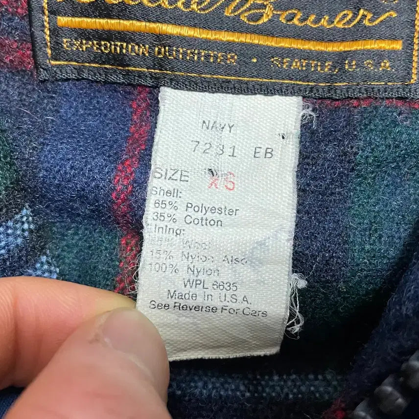 [BUNJANG] Eddie Bauer Vintage Navy Mountain Field Jacket / USA 90s 미국 빈티지 에디바우어 네이비 마운틴 아웃도어 필드 자켓