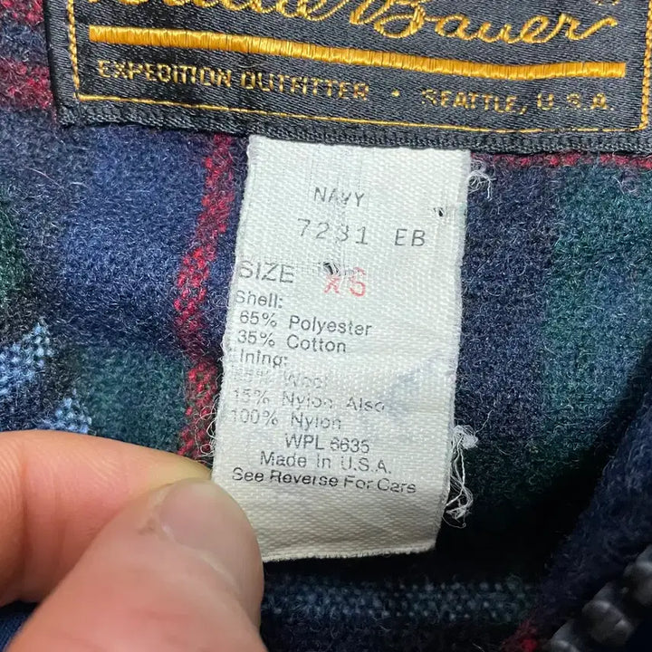 [BUNJANG] Eddie Bauer Vintage Navy Mountain Field Jacket / USA 90s 미국 빈티지 에디바우어 네이비 마운틴 아웃도어 필드 자켓
