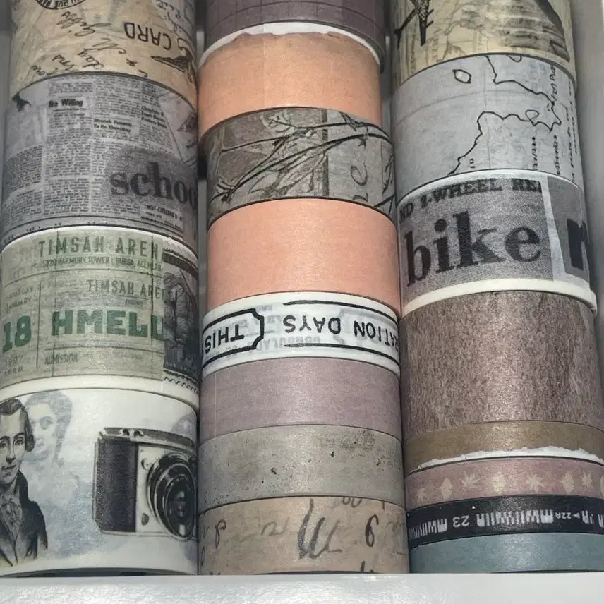 [BUNJANG] Vintage Masking Tape Set / 다꾸 빈티지 마스킹 테이프 세트