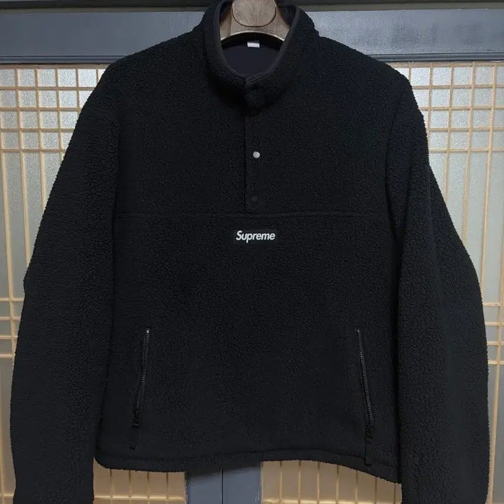 [BUNJANG] Supreme Reversible Polartec Pullover Fleece Black XL / [XL]슈프림 리버시블 폴라텍 풀오버 플리스