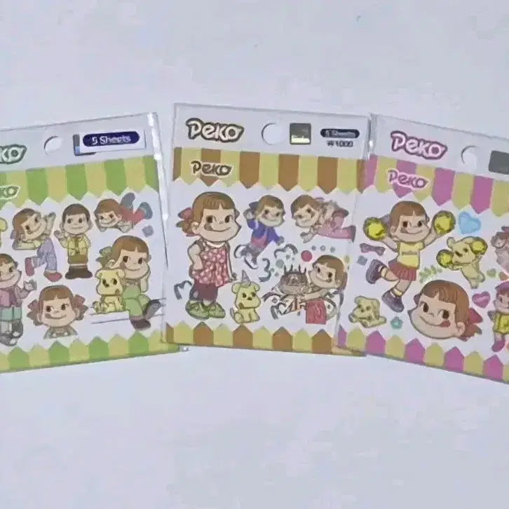 [BUNJANG] Peko Stickers Bundle Set / 일괄)고전문구 페코 인스 스티커 셋트