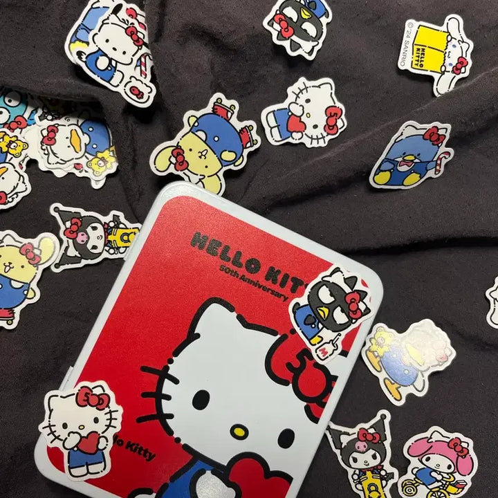 [BUNJANG] Hello Kitty 50th Anniversary Tin Case / 헬로키티 50주년 틴케이스