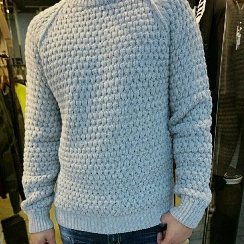 [BUNJANG] Wool Round Knit / 새상품 입체볼륨 울 라운드니트