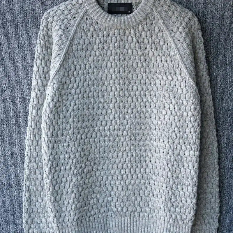 [BUNJANG] Wool Round Knit / 새상품 입체볼륨 울 라운드니트