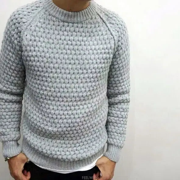 [BUNJANG] Wool Round Knit / 새상품 입체볼륨 울 라운드니트